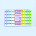 Miniatyrbild 1 av 4: Push Bubble Gadgets Sensoriska Leksaker Speciellt För Att Lindra Tryck Silikon Tryckavlastningsleksaker 32*19cm Macaron Board