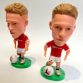Miniatyrbillede 1 af 2: Fodboldspiller minifigurer Realistiske spark og præcise detaljer Scott McTominay