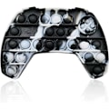 Miniatyrbillede 1 af 5: Push pop fidget spilcontroller fidget legetøj til stresslindring gave til drenge og piger Black white