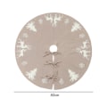 Miniatyrbillede 2 af 5: Elg Træ Skørt Julepynt Træ Bund Forklæde Julested Layout Dekoration Tæppe Beige