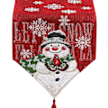 Miniatyrbilde 1 av 5: Julebordløper Snømann Broderi Bordløper Hjem Tab 33x183cm