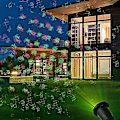 Miniatyrbilde 3 av 4: Julelys projektor med RF fjernkontroll (flerfarget)