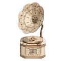 Miniatyrbild 1 av 4: 3D-pussel Grammofon i ask, 122 bitar