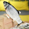 Miniatyrbild 1 av 5: Dansande Fiskleksak för Barn USB Elektrisk Laddning Simulering Interaktiv Hoppande Rörlig Slapp Fisk Barn A