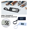 Miniatyrbillede 2 af 11: Stille ABS Digitalt Elektronisk Ur Studerende Eksamen Studie Bibliotek P Black One-size