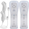 Miniatyrbilde 1 av 4: 2x 2 i 1 Integrert Wiimote Motion Plus-kontroller og Nunchuk