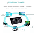Pikkukuva 3 / 5: Mini langaton näppäimistö bluetooth-näppäimistö Yhteensopiva iPad-puhelimen tabletin kanssa venäläinen espanjalainen ladattava