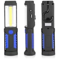 Pikkukuva 3 / 5: Ladattava LED-työvalaisin magneettisella LED-taskulampulla, 2200 mAh COB LED 650 lm 3 W (sininen)