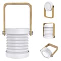 Udtrækkelig LED Touch Lampe Sammenfoldelig Teleskopisk Natlys Lanterne Bordlampe White