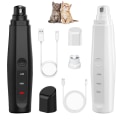 Miniatyrbilde 2 av 4: Elektrisk negleklipper for hund, neglesliper for hund, neglpleieverktøy for kattepoter Black