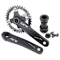 Miniatyrbilde 2 av 4: IXF Hollow Integrert Kranksett 104BCD MTB Sykkel 170mm Kranksett +