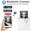 Miniatyrbillede 3 af 5: Mini Bluetooth Lommeprinter - 300dpi Termisk Mobilprinter