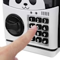 Miniatyrbild 4 av 4: Panda Elektronisk Spargris ATM Lösenord Pengabox Kontanter Mynt Sparbox Bank Säkerhetsbox Automatisk Insättning Sedel Julgåva
