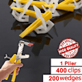 Miniatyrbild 4 av 5: Plattnivelleringssystem Lokaliseringsverktyg/clips Kilar Golv Vägg Plastdistanser Kit Leveling Tool