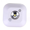 Miniatyrbild 1 av 4: LED Sensor Nattlampa Dubbel Induktion Pir Infraröd Rörelsesensor Lampa Magnetisk White