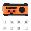 Miniatyrbilde 4 av 5: Nødradio med solcellepanel og håndsveivdynamo