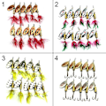 Pikkukuva 2 / 5: 10 kpl/setti Kalastusvieheet Metallinen Spinneri Keinotekoinen Kalastustarvike Spinnerbait Crankbait Lisätarvikkeet 3