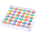 Miniatyrbillede 1 af 5: Firkantet Form Tryk Boble Simple Dimple Fidget Legetøj Rainbow