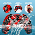 Miniatyrbillede 3 af 5: Push pop fidget spilcontroller fidget legetøj til stresslindring gave til drenge og piger Black red