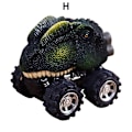 Pikkukuva 5 / 5: Dinosaurusmalli Mini Leluauto Auton Takana Lahja H
