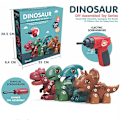 Miniatyrbillede 3 af 3: Adskillelige Dinosaur Legetøjssæt, dinosaur Gaver til Børn Drenge