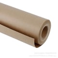 Miniatyrbillede 2 af 3: Brun Kraft Papirrulle 30 cm X 30 meter Til Pakning af Gaver og Forsendelse