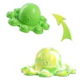 Vändbar Bläckfisk Fidget Färg Tie Dye Silikon Sensorisk Dekompressionsleksak green