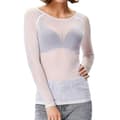 [LCS]Sömlös långärmad armformande topp för kvinnor - Lätt & Bekväm passform White 2XL