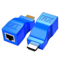 Miniatyrbillede 1 af 3: HDMI-forlænger, HDMI til rj45 signalforstærker transmitter, 30 meters transmissionsafstand
