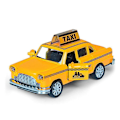 Pikkukuva 3 / 5: Simulaatio Keltainen Taksi Auto Ajoneuvo Metalliseos Leluauto