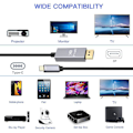 Pikkukuva 5 / 5: USB C - DP1.4 PD -latauskaapelisovitin, 2 tilaa saatavilla, laajenna näyttöä 1.4 Mac Pro -kannettavalle|