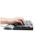 Miniatyrbillede 1 af 3: Memory Foam Sæt Tastatur Håndledsstøtte Muse Håndledspude gray