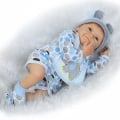 Miniatyrbild 4 av 4: Reborn Babydocka Silikon Realistisk Docka Leksaker Barn Flickor Bebes De