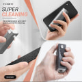 Miniatyrbild 1 av 4: 3-i-1 Fingeravtryckssäker Skärmrengörare Lättanvänd Återanvändbar Tar Bort Fläckar Skärmrengörare För Mobil Orange 10ml
