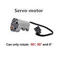 Miniatyrbillede 1 af 5: Tekniske Dele Motor Multi Power Funktioner 8293 8883 Værktøj Servo Tog Model Sæt Byggeklodser Kompatible Alle Mærker servo-motor