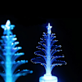 Miniatyrbilde 4 av 4: 5 stk. Flerfarget Fiberoptisk LED Juletre LED Lys Glødende Lys