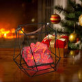 Miniatyrbillede 3 af 4: Simuleret Kulpejs Lys Bærbar Risikofrit Festival Ornament Lampe Til Hjemmekontor Ny D