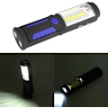 Pikkukuva 5 / 5: Ladattava LED-työvalaisin magneettisella LED-taskulampulla, 2200 mAh COB LED 650 lm 3 W (sininen)