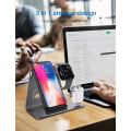 Miniatyrbilde 2 av 4: 3-i-1 Aluminiumsstativ for Apple Watch, Airpods og iPhone X Wire