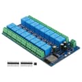 16-kanals relæmodul DC5-12V strømforsyning ESP32 udviklingskort ESP32-WROOM modul til sekundær udvikling As Shown