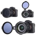 Miniatyrbillede 2 af 5: ND Quick Release Switch Bracket Lens Filter til DSLR Bracket 77MM Black
