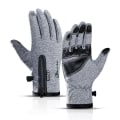 Miniatyrbilde 1 av 5: Vinter Termisk Fleece Touchscreen Hansker Myke Fleecehansker Kaldt Vær For Sykling Fotturer Camping Ski Grey S