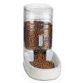 Miniatyrbillede 2 af 3: Kæledyr Katte Hunde Automatisk Vanddispenser 3,8 L Eller Foderautomat Kæledyr Automatisk Foderautomat Feeding Machine Gray
