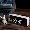 Miniatyrbild 2 av 4: Väckarklocka Multifunktionell Tyst Digital Spegel LED-Klocka Mak