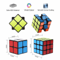 Miniatyrbild 2 av 4: Speed Cube Set, Magic Cube Set med 2x2x2 3x3x3 Kub Jämn Puzzle Kub Leksaker För Barn