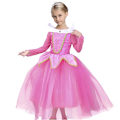 Miniatyrbild 2 av 3: Prinsessklänning Regnbåge Tyllklänning Födelsedag Barnkläder Pink 110cm