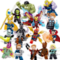 Miniatyrbillede 1 af 5: Superhelte Klods Sæt Legetøj Minifigurer Børnelegetøj Actionfigur
