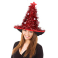 Miniatyrbild 1 av 4: Julklapp Huvudbonad Julgran Dekoration Festrekvisita Hatt Söt Prydnad red