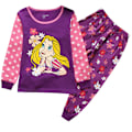 Miniatyrbild 2 av 3: Frozen Prinsessa Barn Pojkar Flickor Långärmade Toppar + Byxor Pyjamas Set Nattkläder Sovkläder #1 130cm