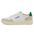 Miniatyrbillede 1 af 5: AUTRY 01 LOW LÆDER- OG RUSKINDS SNEAKER Grey White Green 36